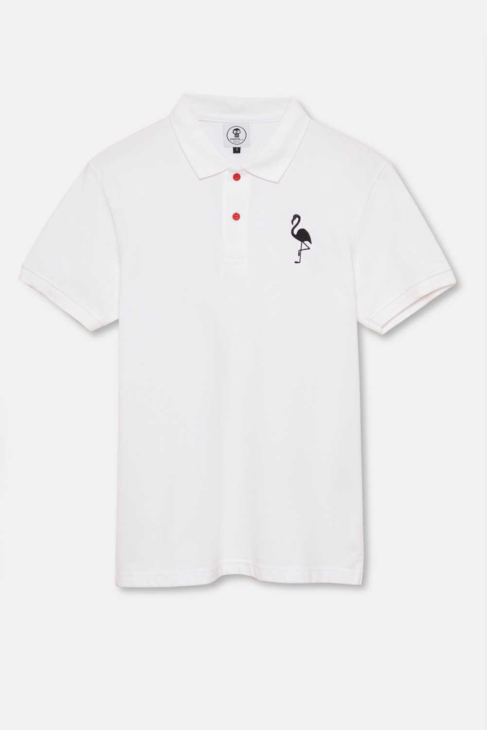 polo with flamingo logo